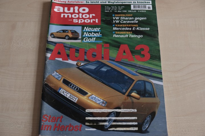 Deckblatt Auto Motor und Sport (11/1996)